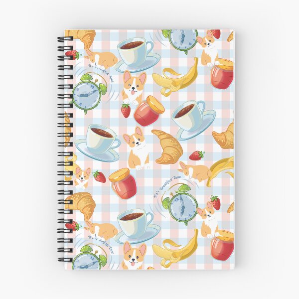 Item preview, Corgi Breakfast - Blue designed and sold by pretty-os.