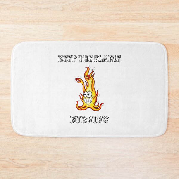 Item preview, Keep the flame burning. Cartoon design of a fire character designed and sold by manu-moon.
