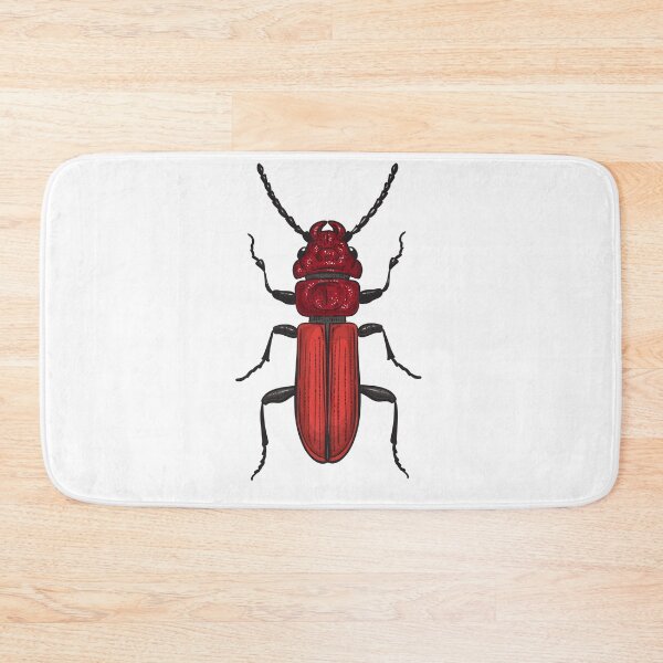Item preview, Red beetle designed and sold by Katerina Mitkova Kirilova.