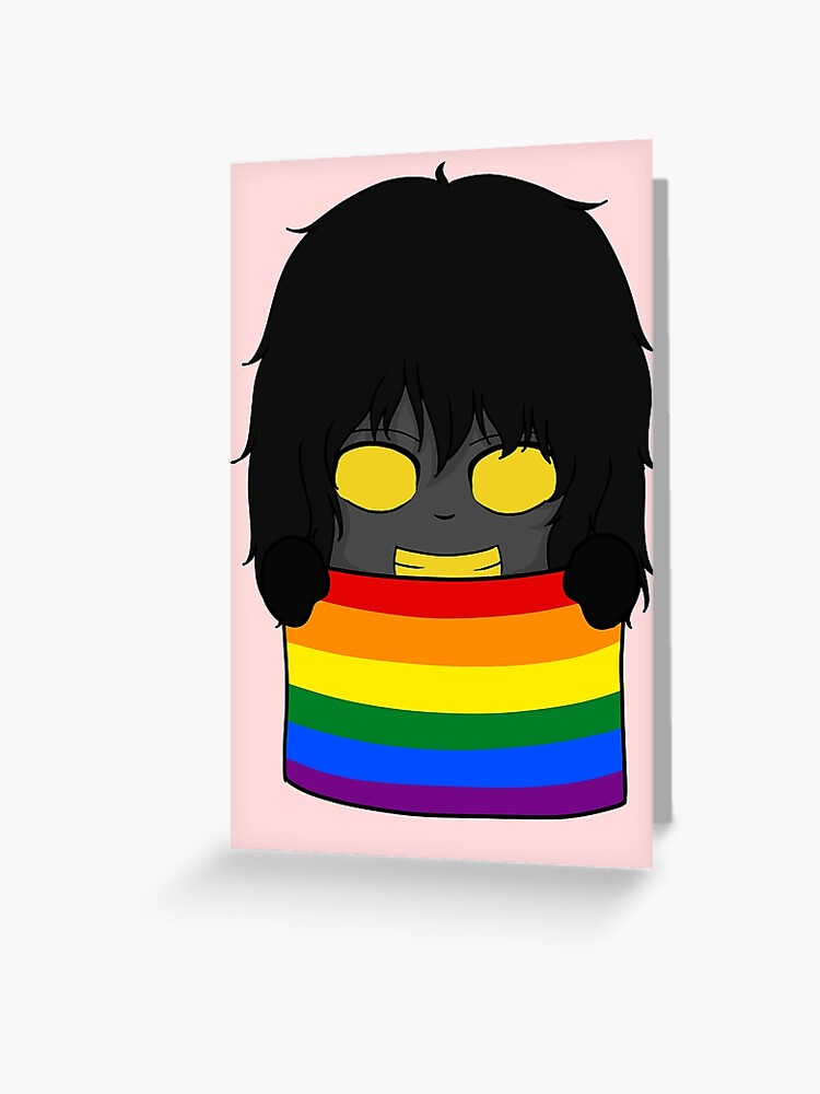 creepypasta pride chibi the puppeteer | Greeting Card