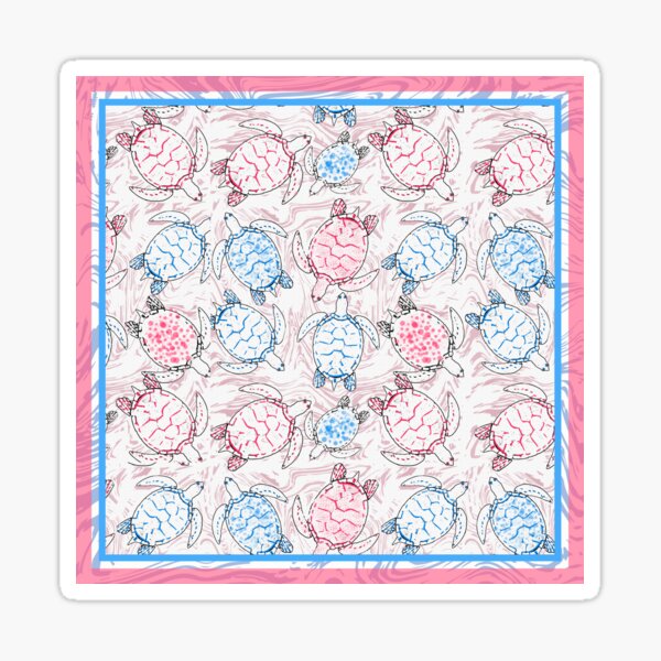 Hawaiian beautiful sea turtles Sticker