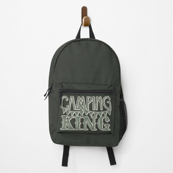 Item preview, Camping King Fun Camping Distressed Dark Shadow Style designed and sold by TrulyEpoque.
