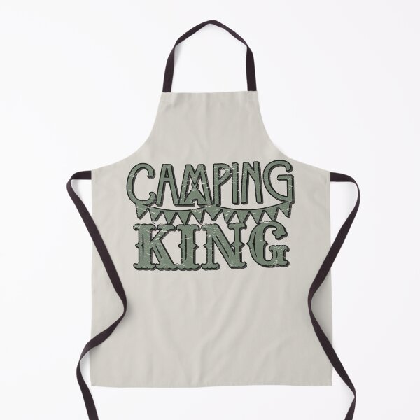 Item preview, Camping King Fun Camping Dark Distressed Shadow Style designed and sold by TrulyEpoque.