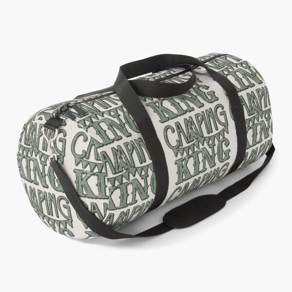 Item preview, Camping King Fun Camping Dark Distressed Shadow Style designed and sold by TrulyEpoque.