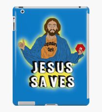 Jesus playing DnD iPad Case/Skin