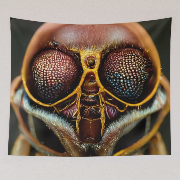 Item preview, Exoskeleton #4 | Insect | Bee | Wasp | Bug | Macrophotography | Close Up | Pattern  designed and sold by lrjtucker.