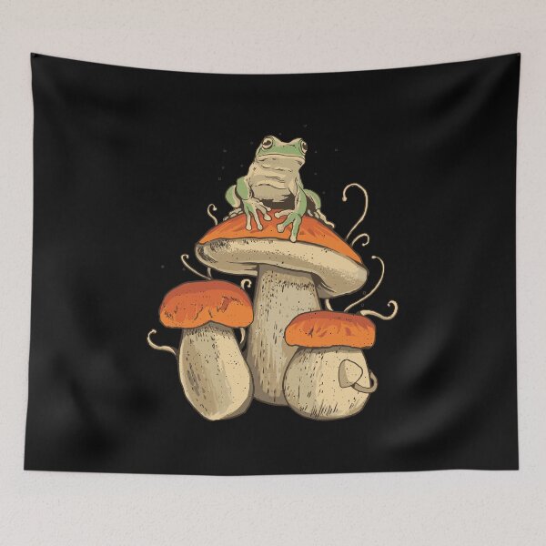 Item preview, Boho Mushroom Frog designed and sold by Slothany.