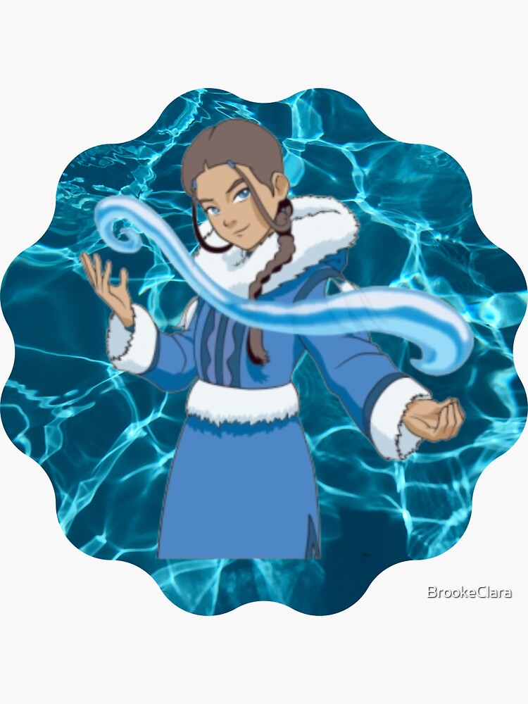 Waterbending Katara - Avatar The Last Airbender - Sticker