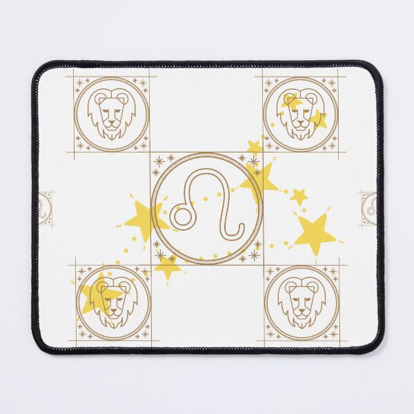 Item preview, Leo Zodiac Pattern on White designed and sold by sandhyabhagath.