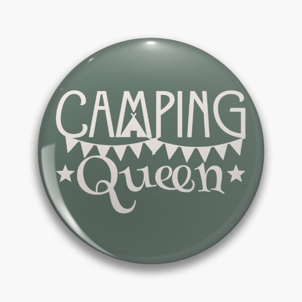 Item preview, Camping Queen Fun Camping Design designed and sold by TrulyEpoque.