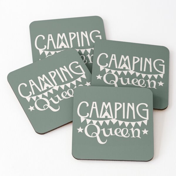 Item preview, Camping Queen Fun Camping Design designed and sold by TrulyEpoque.