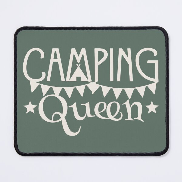 Item preview, Diseño de camping divertido Camping Queen designed and sold by TrulyEpoque.