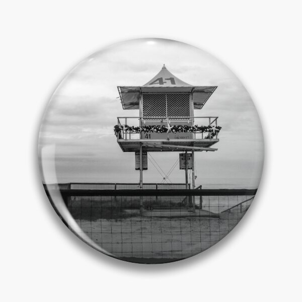 Item preview, Main Beach Surf Life Saving Tower designed and sold by VictoriaAugust.