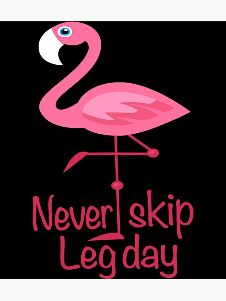 Never Skip Leg Day Funny Gift For Gym Lover Him Men Workout Fan Dog Pun Gag  Joke Spiral Notebook