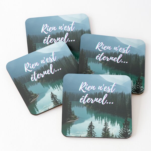 Item preview, Nothing lasts forever - popular french quotes theme gifts  designed and sold by RebelliousRosee.