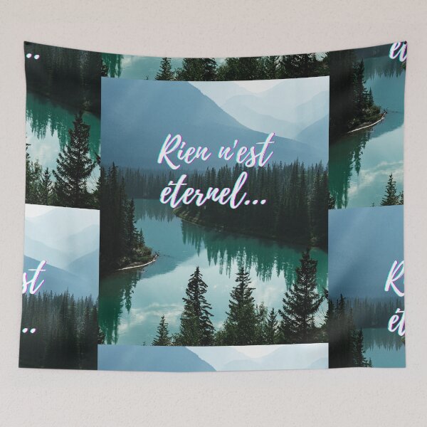 Item preview, Nothing lasts forever - popular french quotes theme gifts  designed and sold by RebelliousRosee.