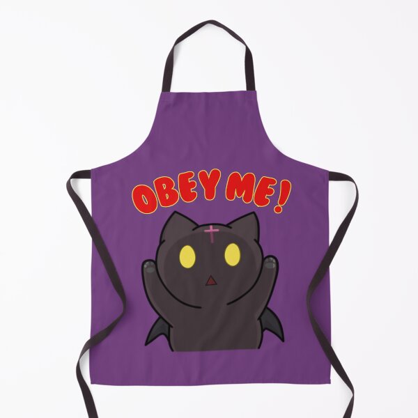 Item preview, Obey Me Cat Emote | Kawaii Black Cat | Funny Cat Text designed and sold by BBMarioni.