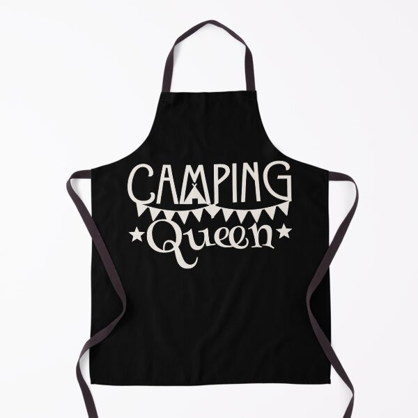 Item preview, Camping Queen Fun Camping White Text Design designed and sold by TrulyEpoque.