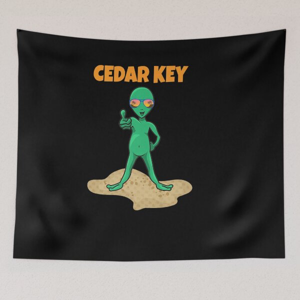 Item preview, CEDAR KEY FUNNY ALIEN designed and sold by sobriowslen.