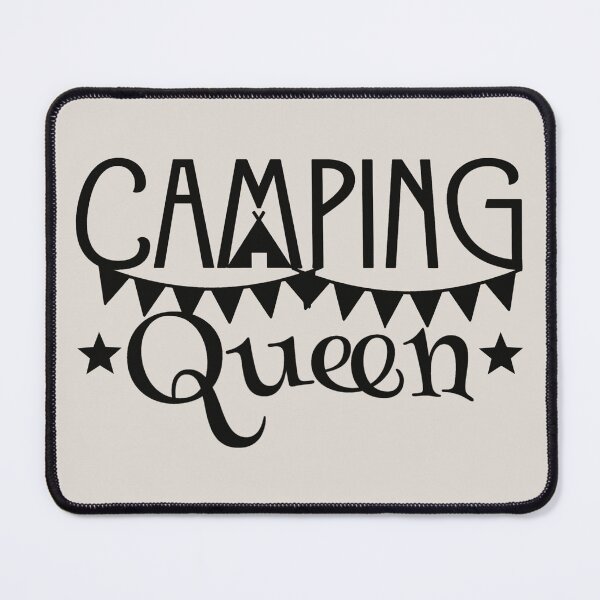 Item preview, Camping Queen Fun Camping Black Text Design designed and sold by TrulyEpoque.
