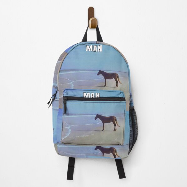 Item preview, Man ♞ HD / Horse on Beach Meme designed and sold by Rzera-.