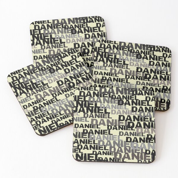 Item preview, Daniel Name Custom Pattern Yellow designed and sold by analogsandpixel.