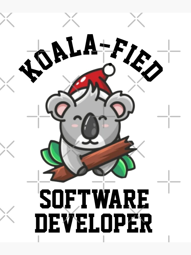 Disover Koalafied Software Developer Premium Matte Vertical Poster