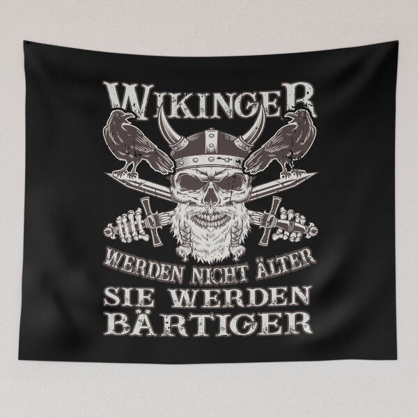 Item preview, Vikings don't get older - bearded - birthday designed and sold by Shirt-Designs.