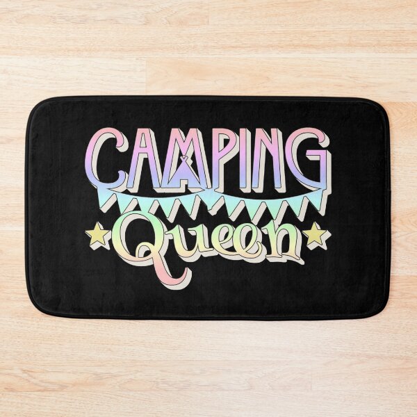 Item preview, Pastel Rainbow Camping Queen Fun Camping Light Shadow Design designed and sold by TrulyEpoque.