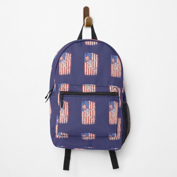 Item preview, Dabbing Skeleton American Flag 4th of July designed and sold by WanderTravels.
