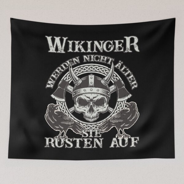 Item preview, Vikings don't get older, gear up, birthday designed and sold by Shirt-Designs.