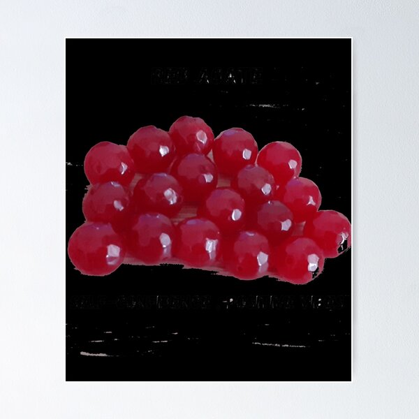 Aperçu de l'œuvre Pierre précieuse d'agate rouge classique créée et vendue par corvansearls.