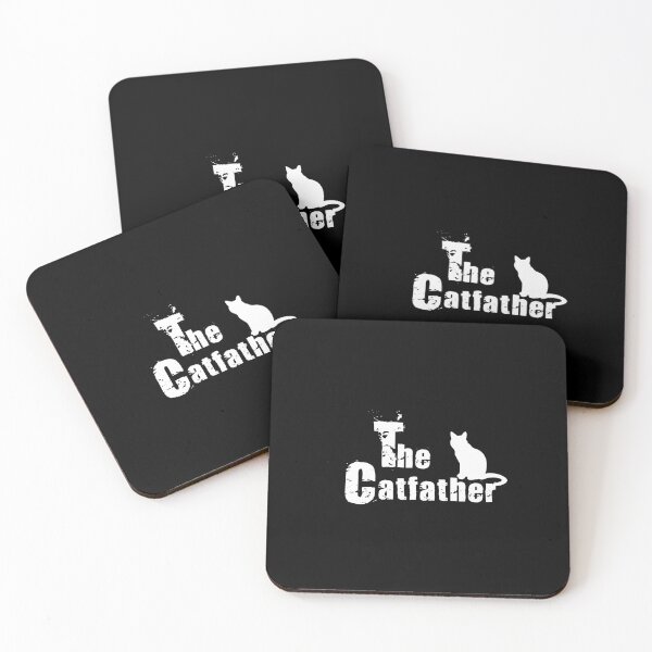Item preview, The Catfather - Novelty Fathers Day Gift, Cat Lover, Funny Cat Dad Gift, Kitty Dad Present  designed and sold by MrGiftee.