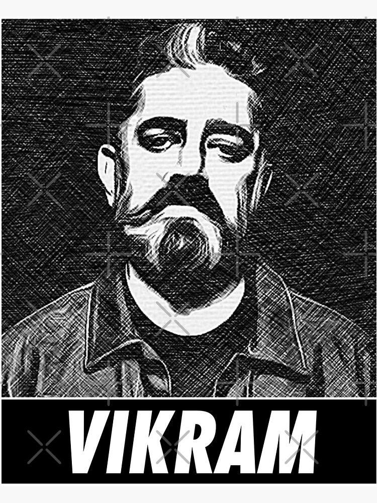 "vikram kamal haasan vikram movie v2" Sticker for Sale by Grafik0
