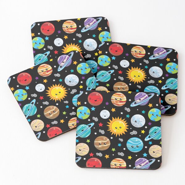 Item preview, Kawaii Planets Cute solar system designed and sold by TamGustam.