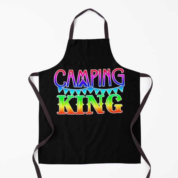Item preview, Rainbow Camping King Fun Camping Light Outline Style designed and sold by TrulyEpoque.