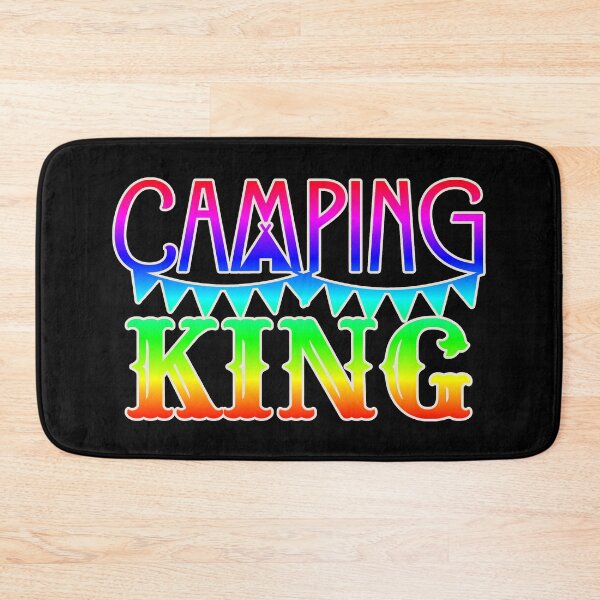 Item preview, Rainbow Camping King Fun Camping Light Outline Style designed and sold by TrulyEpoque.