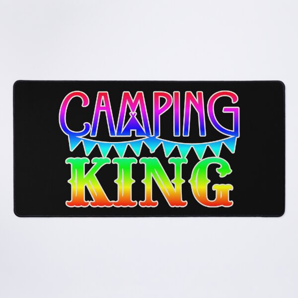 Item preview, Rainbow Camping King Fun Camping Light Outline Style designed and sold by TrulyEpoque.