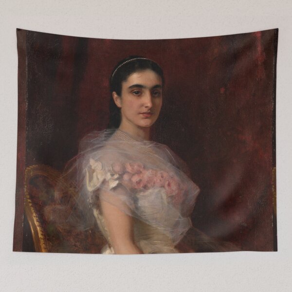 Artikelvorschau, Portrait of a Lady beautiful vintage art - egorovich makovsky entworfen und verkauft von Vintage Designs +.
