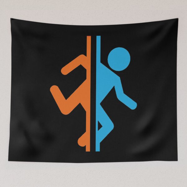 Item preview, Red and orange human , Portal 2 Sticker Decal Video game Classic  designed and sold by corvansearls.