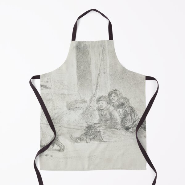 Item preview, Russian children playing with a sled - egorovich makovsky designed and sold by Vintage Designs +.