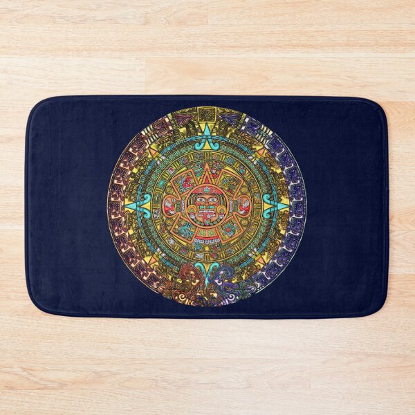 Item preview, Piedra Del Sol - Aztec Sun Stone Coloured Metallic Glass designed and sold by kernowerno.