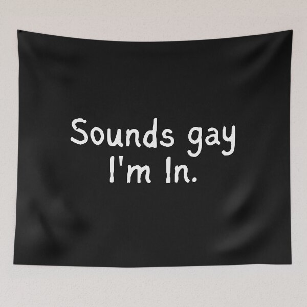 Item preview, Vintage suena gay estoy en tipografía divertida designed and sold by garniturex.