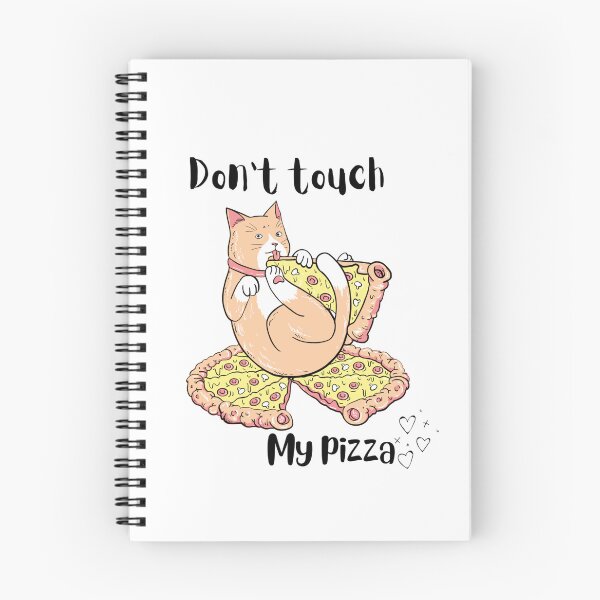 Item preview, don't touch my pizza cat design designed and sold by Leelya-store.