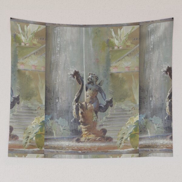 Item preview, Ornate Russian fountain painting - egorovich makovsky designed and sold by Vintage Designs +.