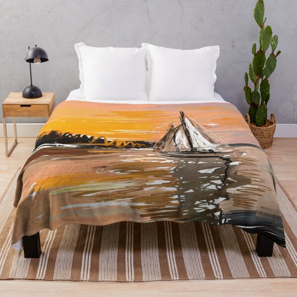 Item preview, sunset abstract nature painting designed and sold by KARTICK DUTTA.