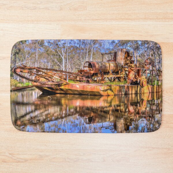 Item preview, The Rusting Dredging Boat at Maldon, Victoria designed and sold by Steven Jodoin.