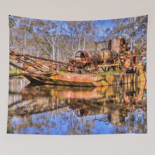 Item preview, The Rusting Dredging Boat at Maldon, Victoria designed and sold by Steven Jodoin.
