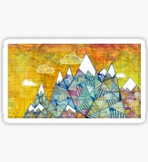 Maps and Mountains Sticker