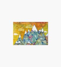 Maps and Mountains Art Board
